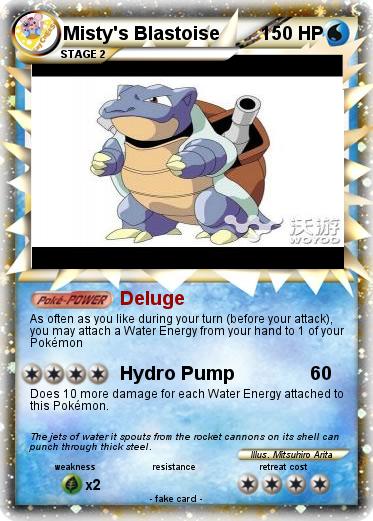 Pokemon Misty's Blastoise