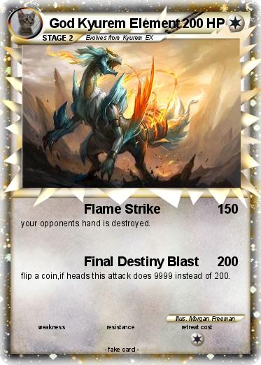 Pokemon God Kyurem Element