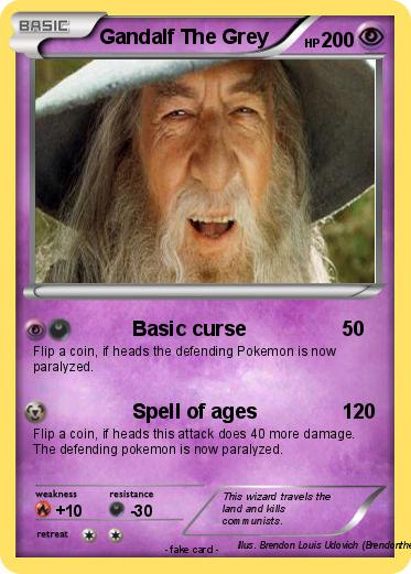Pokemon Gandalf The Grey