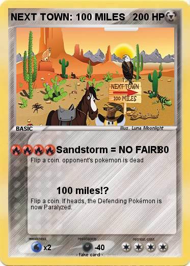 Pokemon NEXT TOWN: 100 MILES