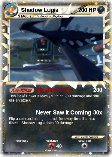 Pokemon Shadow Lugia