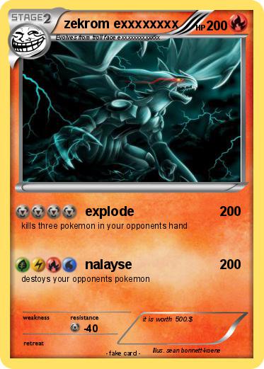 Pokemon zekrom exxxxxxxx