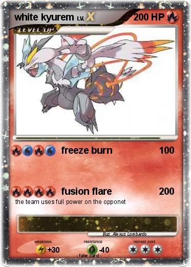 Pokemon white kyurem