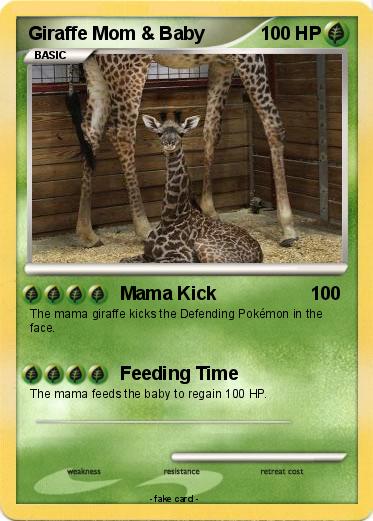 Pokemon Giraffe Mom & Baby
