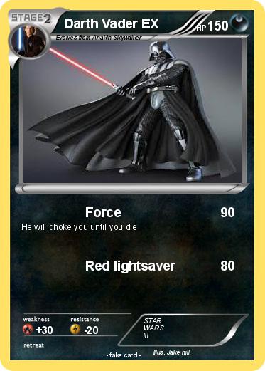 Pokemon Darth Vader EX