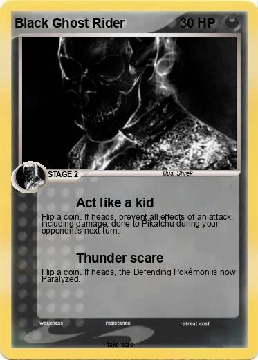 Pokemon Black Ghost Rider