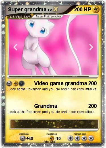 Pokemon Super grandma