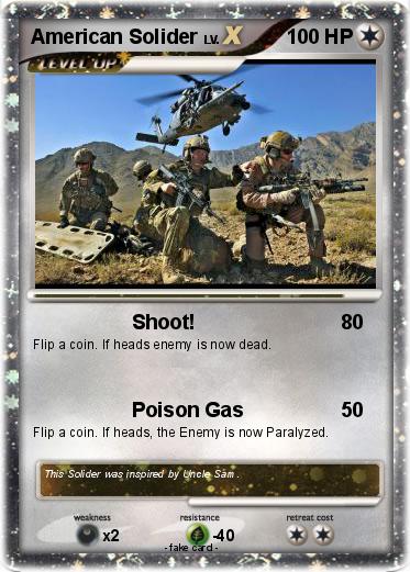 Pokemon American Solider