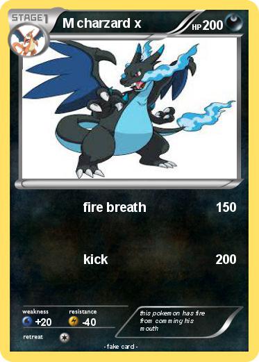 Pokemon M charzard x