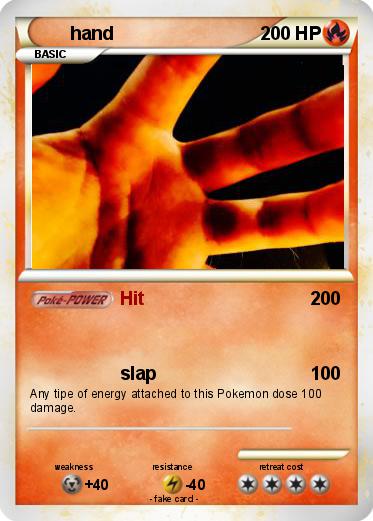 Pokemon hand