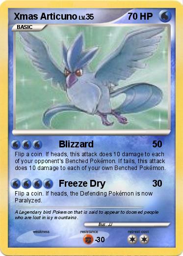 Pokemon Xmas Articuno