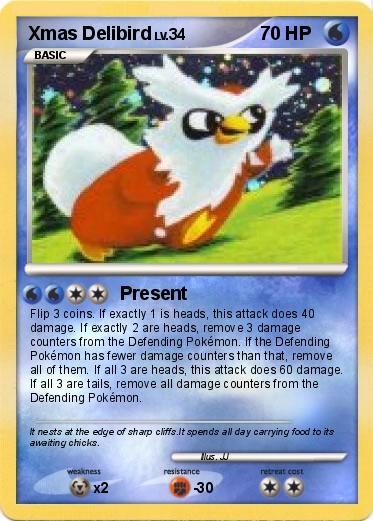 Pokemon Xmas Delibird