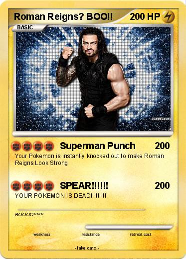 Pokemon Roman Reigns? BOO!!