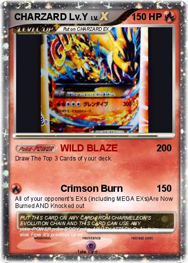 Pokemon CHARZARD Lv.Y