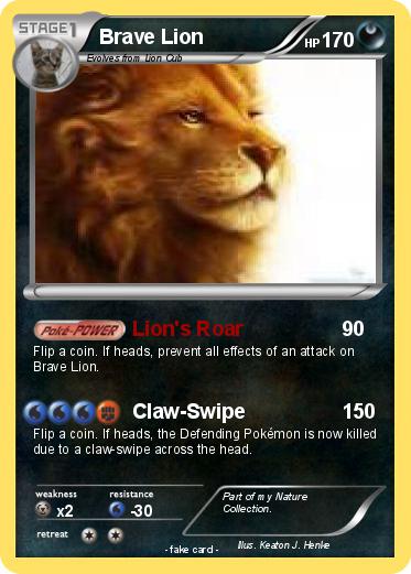 Pokemon Brave Lion