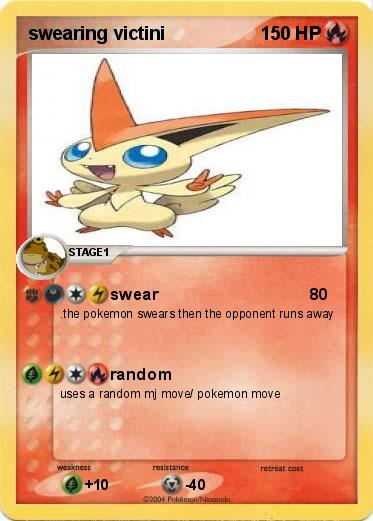 Pokemon swearing victini