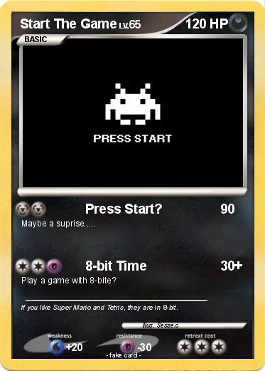 Pokemon Start The Game