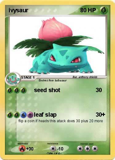 Pokemon ivysaur