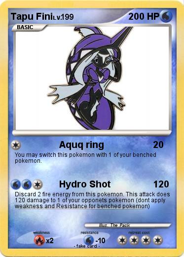 Pokemon Tapu Fini