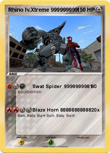 Pokemon Rhino lv.Xtreme 999999999