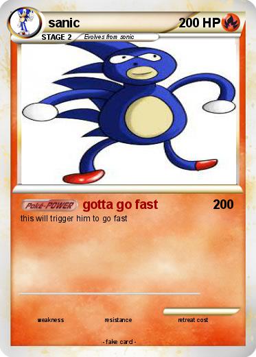 Pokemon sanic