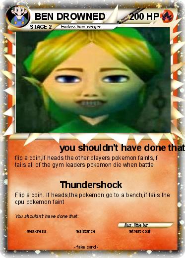 Pokemon BEN DROWNED