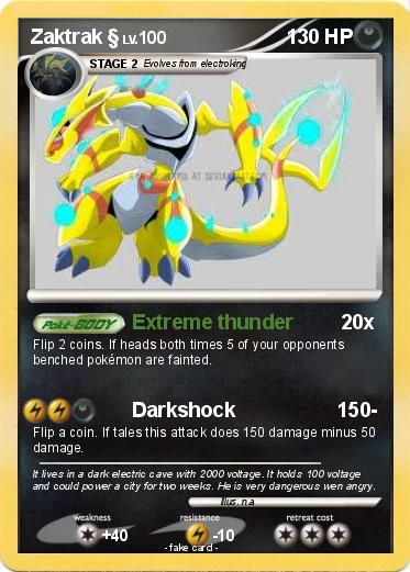 Pokemon Zaktrak §