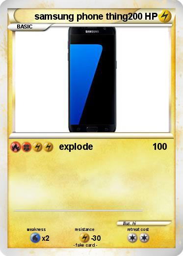 Pokemon samsung phone thing