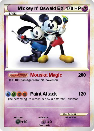 Pokemon Mickey n' Oswald EX