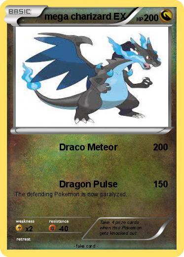 Pokemon mega charizard EX