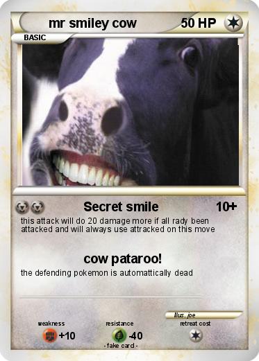 Pokemon mr smiley cow