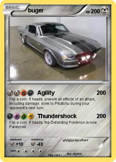 Pokemon buger