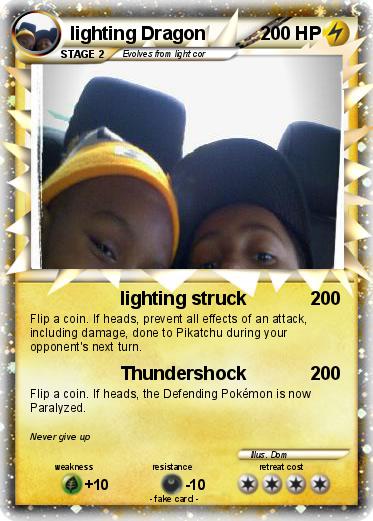 Pokemon lighting Dragon