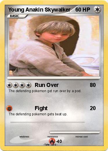 Pokemon Young Anakin Skywalker