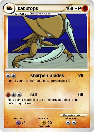Pokemon kabutops