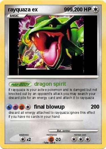 Pokemon rayquaza ex                  999,