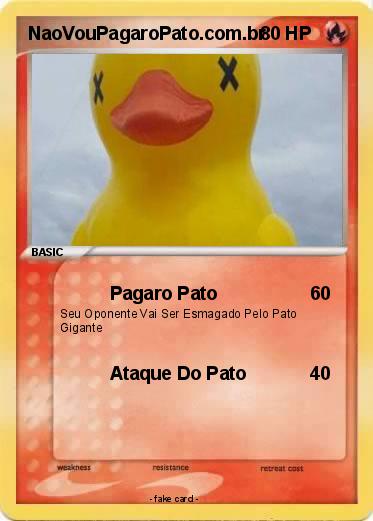 Pokemon NaoVouPagaroPato.com.br