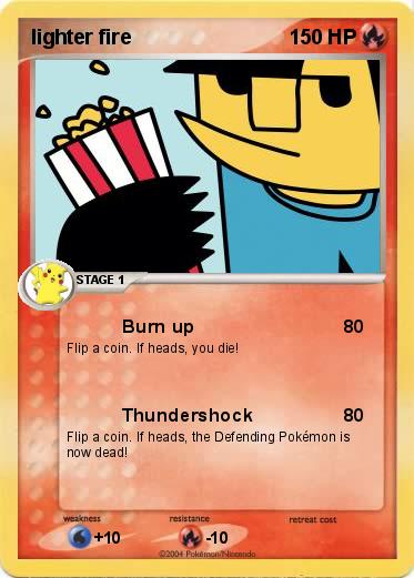 Pokemon lighter fire 
