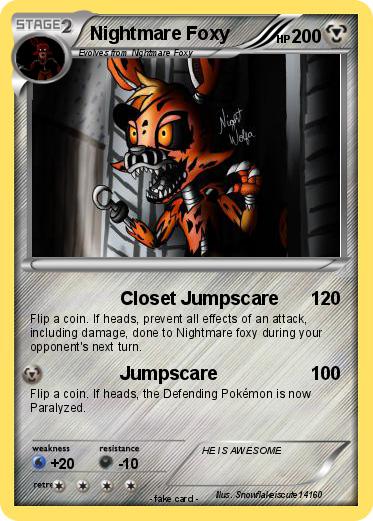 Pokemon Nightmare Foxy