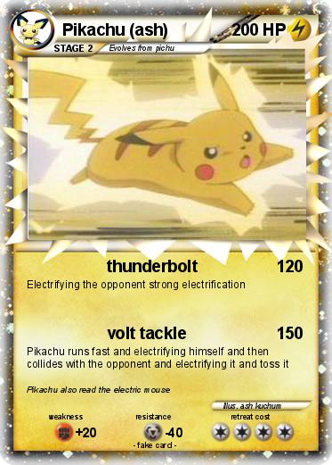 Pokemon Pikachu (ash)