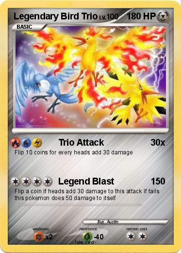 Pokemon Legendary Bird Trio