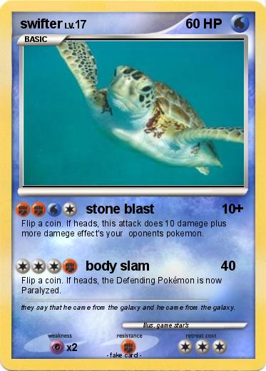 Pokemon swifter