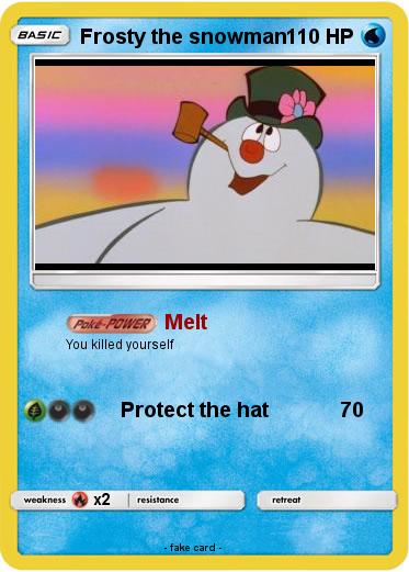 Pokemon Frosty the snowman