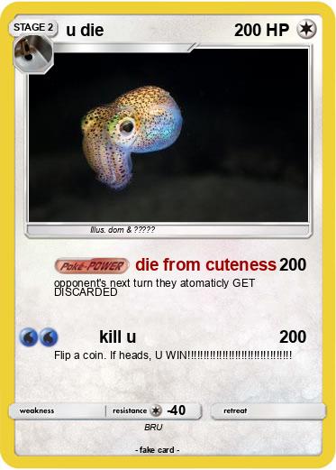 Pokemon u die