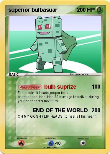 Pokemon superior bulbasuar