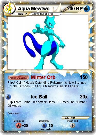 Pokemon Aqua Mewtwo Pokemon Aqua Mewtwo