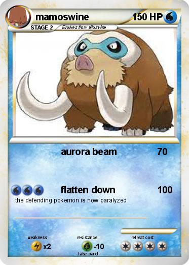 Pokemon mamoswine