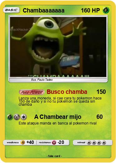 Pokemon Chambaaaaaaa