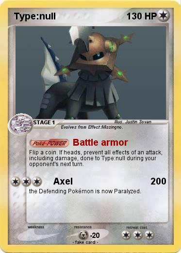 Pokemon Type:null