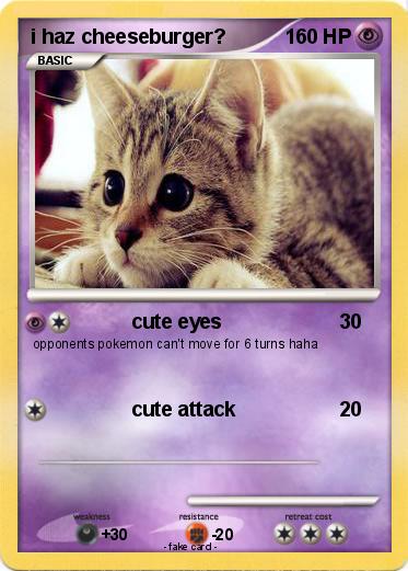 Pokemon i haz cheeseburger?